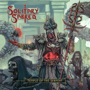 SOLITARY SABRED - temple of the serpent - album cover