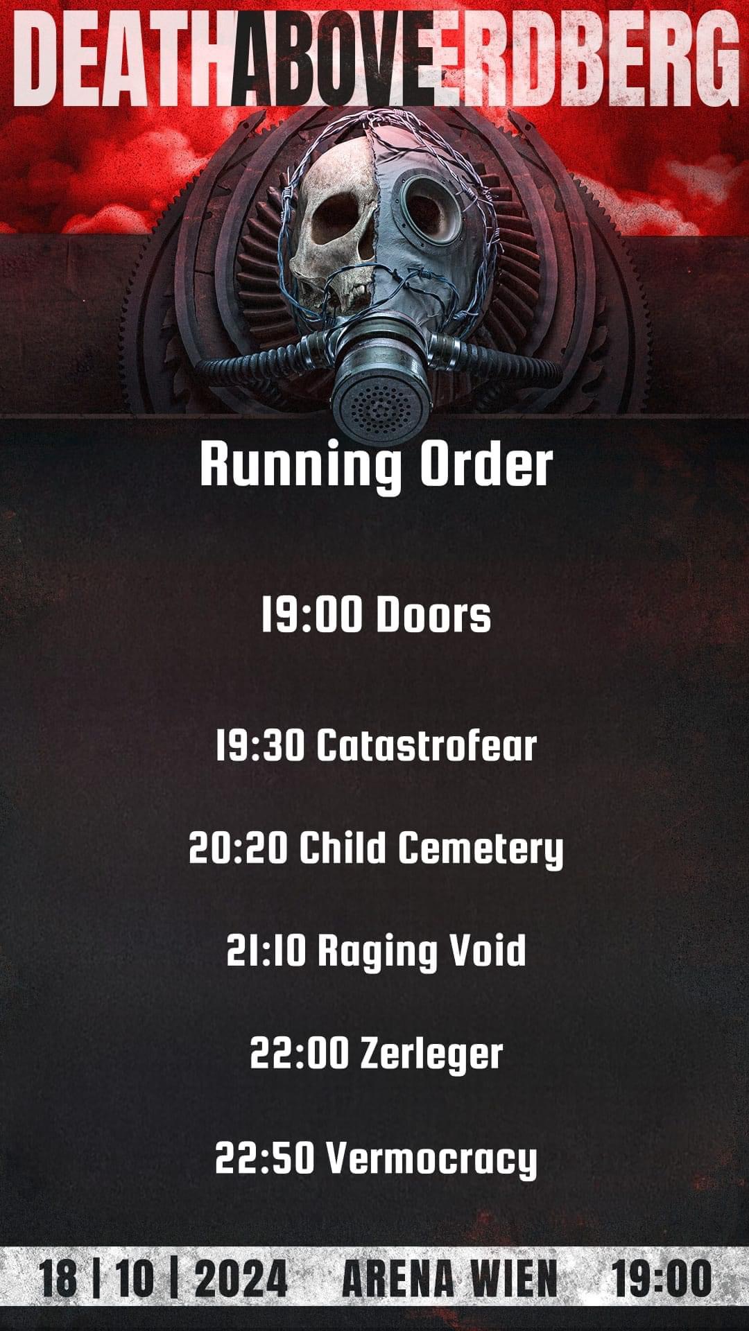 death above erdberg running order