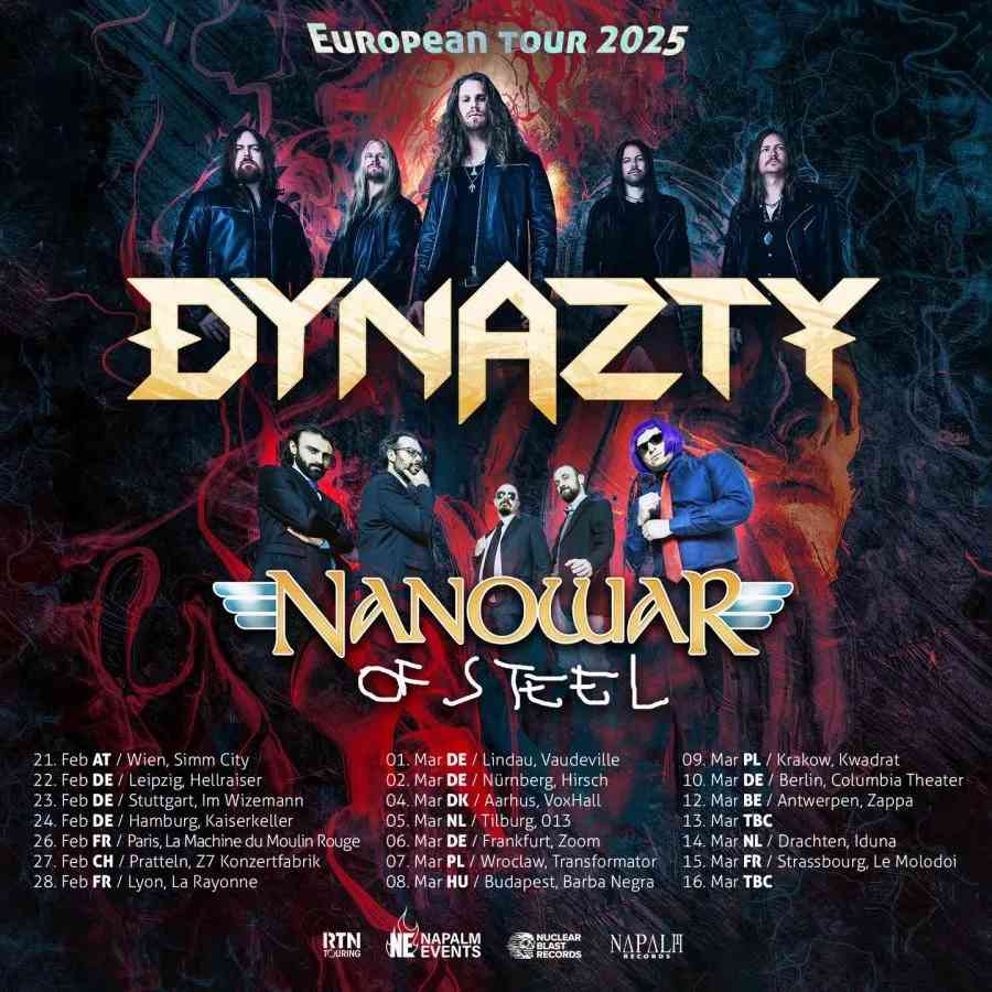 Dynazty - Nanowar of Steel - Tour 2025