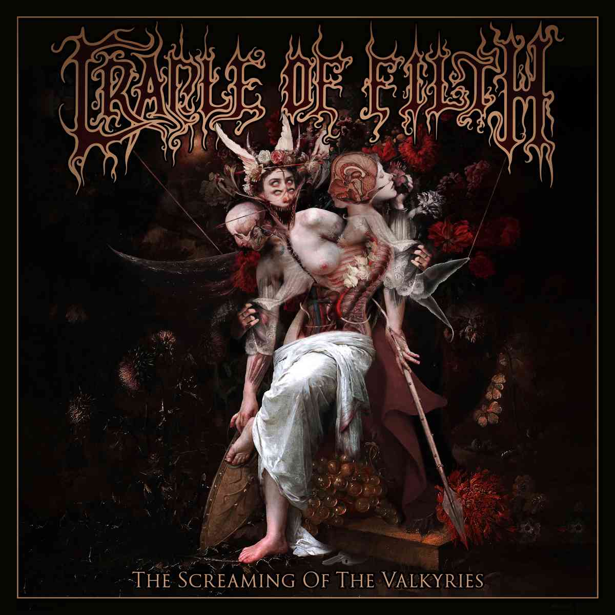 cover artwork cradle of filth the screaming of the valkyries