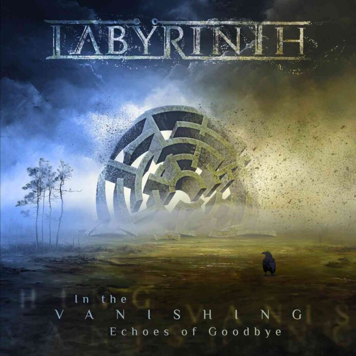 cover artwork labyrinth in the vanishing echoes of goodbye