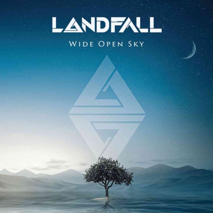 cover artwork landfall wide open sky