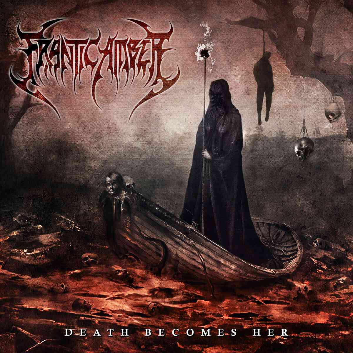 cover artwork frantic amber death becomes her