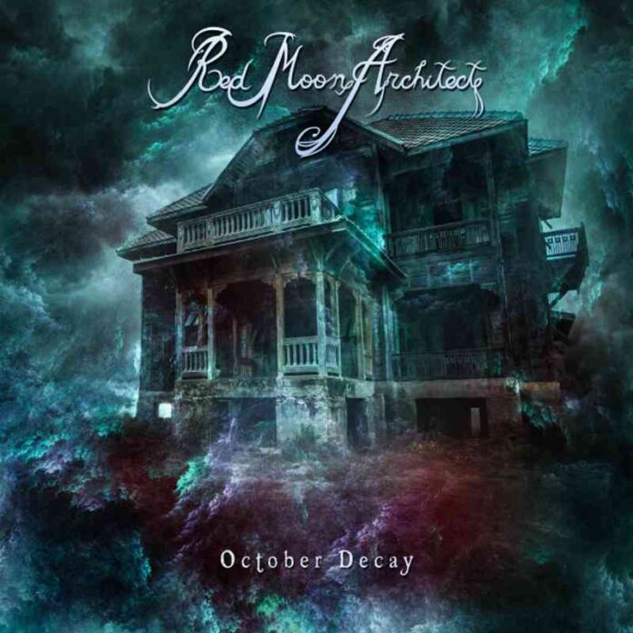 cover artwork red moon architect october decay